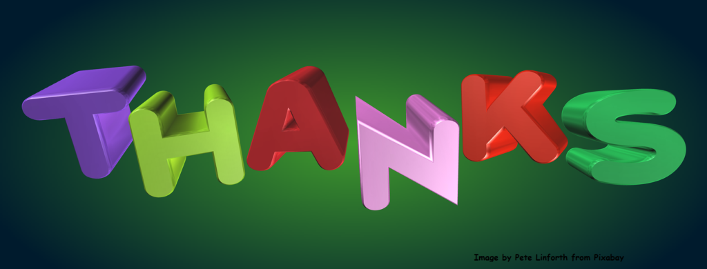 thank-you: teaching manners